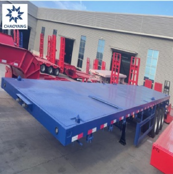 3 Axle 40 Ft Flatbed Semi Trailer