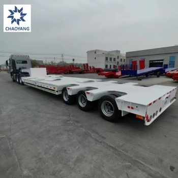 120 Ton 3 Line 6 Axle Low Bed Semi Trailer