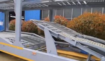 2 AXLE CAR CARRIER SEMI TRAILER