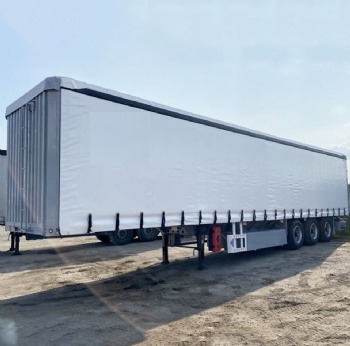 3 axle curtain side semi trailer