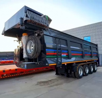 4 axle tipper semi trailer