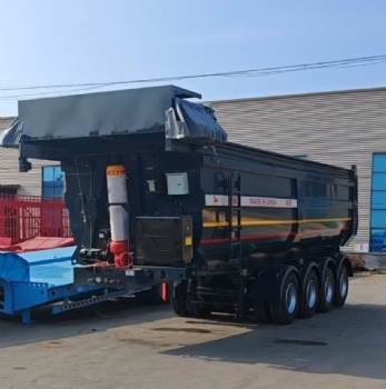 4 axle tipper semi trailer