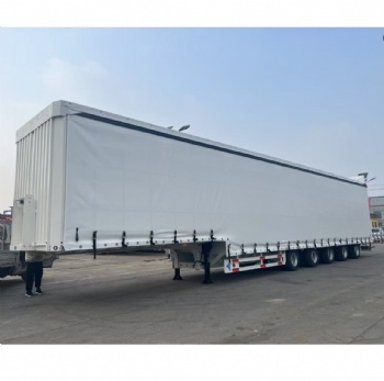 5 axle curtain side semi trailer