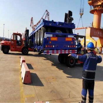 3 Axle Flatbed Trailer will be sent to Tanzania