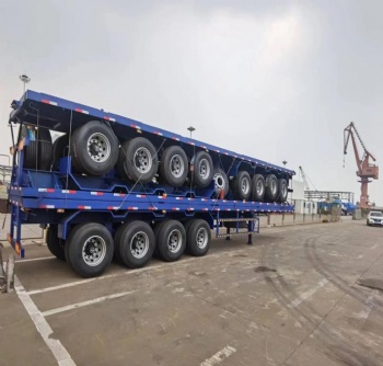 4 Axle Flatbed Semi Trailer will be sent to Benin